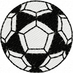 Football Embroidery Design 6 Football Embroidery Design 6